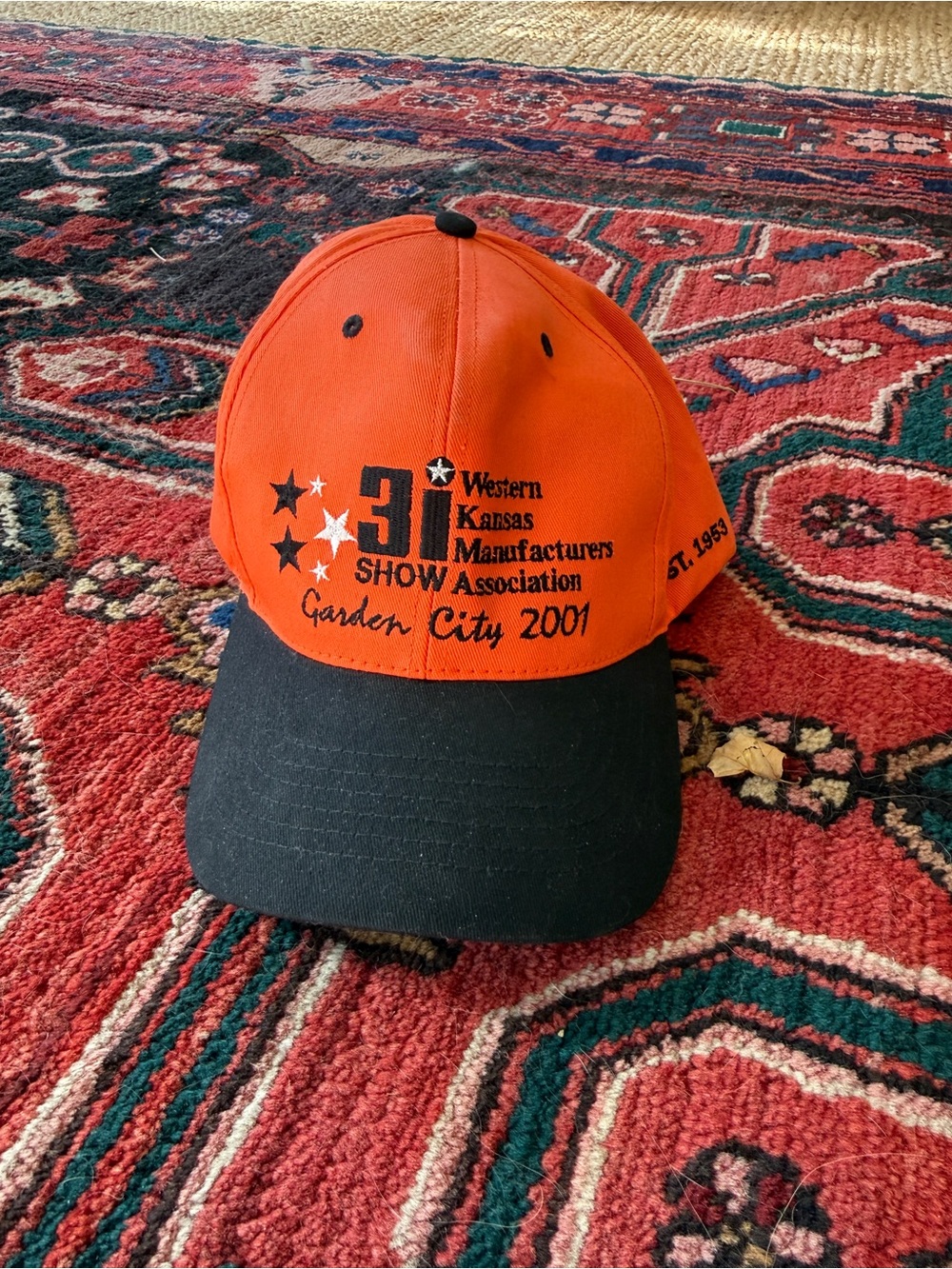 Vintage 2001 Western Kansas Manufacturers Association Embroidered Snapback Hat